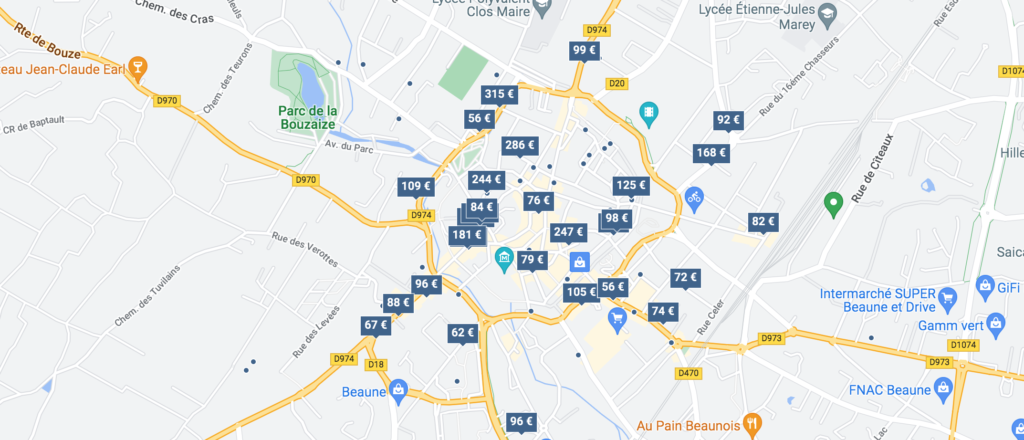 Hôtels à beaune